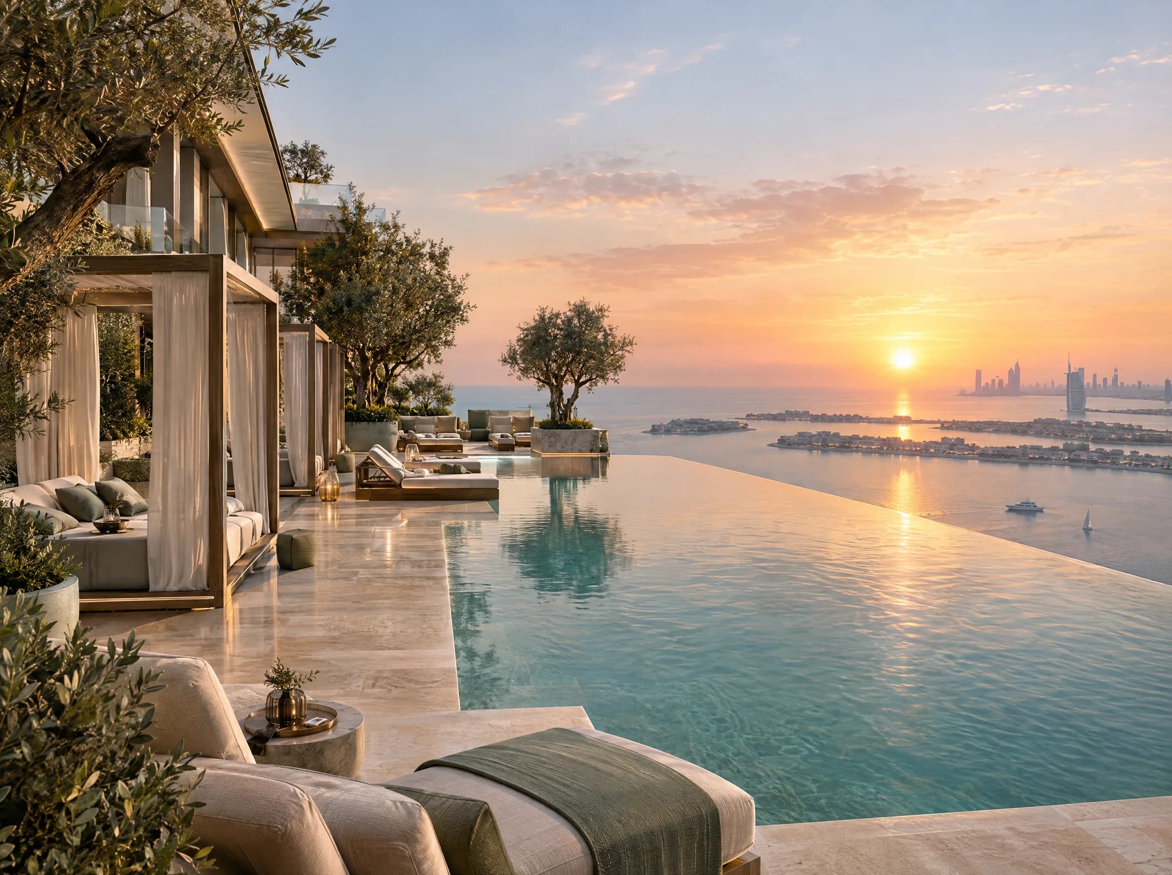 Sunrise by the water